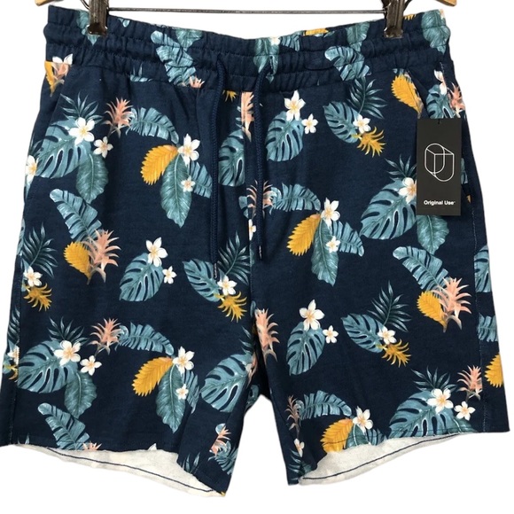 Men' 6.5" Floral Print Regular Fit Lounge Hort - Original Ue™ - Picture 2 of 5